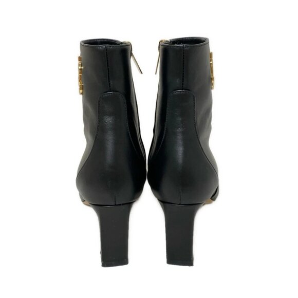 JIMMY CHOO - Black Leather Women's Boots 341-071025 - Picture 4 of 9